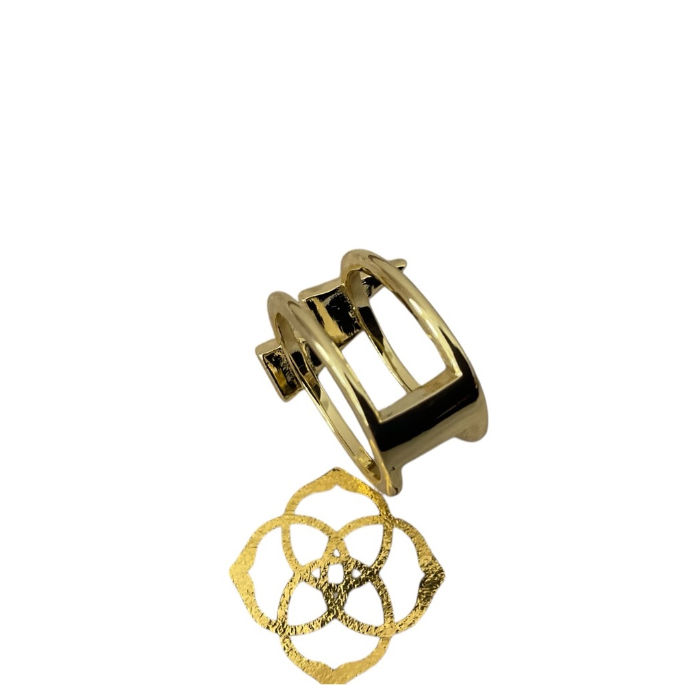 Gold Geometric Ring - Picture 3 of 5